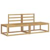 vidaXL Buiten bankenset 2 pcs Wit 182,5 x 63 x 73 cm