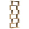 vidaXL Kamerscherm / boekenkast 6-laags 70x24x193 cm hout artisanaal