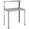 vidaXL Planttafel 60 x 50 x 104 cm Gegalvaniseerd staal zilver