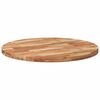 vidaXL Tafelblad rond &Oslash; 90x4 cm massief acaciahout