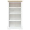 vidaXL Boekenkast 4 schappen 80x29x150 cm grenenhout Corona-stijl wit