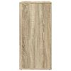 vidaXL Dressoirs 2 st 79x38x80 cm bewerkt hout sonoma eikenkleurig