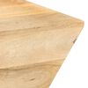 vidaXL Salontafel V-vormig 66x66x30 cm massief mangohout