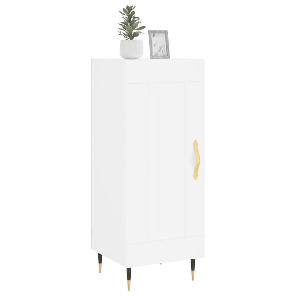 vidaXL Dressoir 34,5x34x90 cm bewerkt hout wit