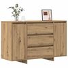 vidaXL Dressoir met lade Artisan Eiken 120 x 41 x 75 cm Bewerkt hout
