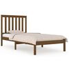 vidaXL Bedframe massief grenenhout honingbruin 100x200 cm
