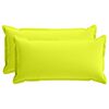 vidaXL Kussensloop 2 st HOUTEN Helder groen 40 x 70 cm Polyester