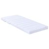 vidaXL Uitschuifbaar Schuimmatras 80 x 200 cm Wit