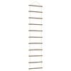 vidaXL Wanddecoratie laddervormig 50x200 cm naturel tak