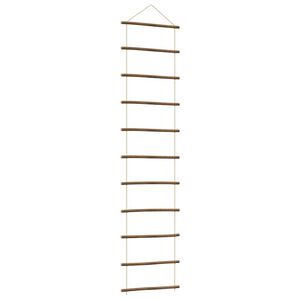 vidaXL Wanddecoratie laddervormig 50x200 cm naturel tak