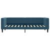 vidaXL Slaapbank met onderschuifbed 80x200 cm fluweel blauw