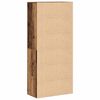 vidaXL Highboard met plank Oud Hout 80 x 39 x 178 cm Bewerkt hout