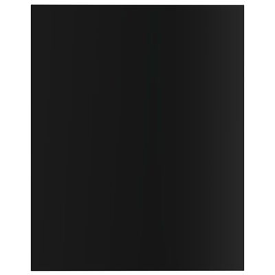 vidaXL Wandschappen 8 st 40x50x1,5 cm bewerkt hout hoogglans zwart