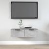 vidaXL Wandkast 68x30x20 cm bewerkt hout betongrijs