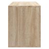 vidaXL Schoenenkast 80x35x45 cm bewerkt hout sonoma eikenkleurig