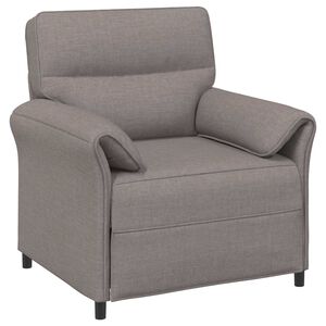 vidaXL 1-Zits Bank Taupe 88 x 83 x 95 cm Stof
