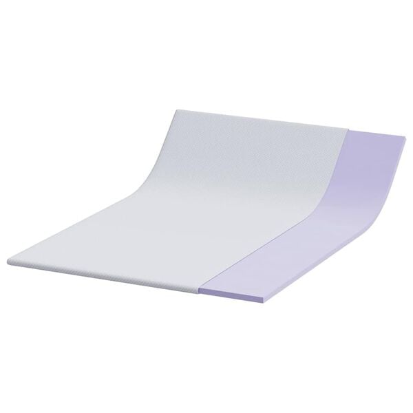 vidaXL matrastopper Wit 140 x 190 cm Jacquard Stof