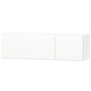 vidaXL Tv-meubels 2 st 120x40x34 cm bewerkt hout hoogglans wit