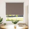 vidaXL Rolgordijn verduisterend koffie 90x130 cm stofbreedte 85,7 cm