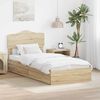 vidaXL Opslag bed met lade Sonoma Eiken 100 x 200 cm Bewerkt hout