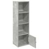 vidaXL Boekenkast 31x24x102 cm bewerkt hout betongrijs