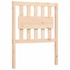 vidaXL Bedframe met hoofdbord massief hout