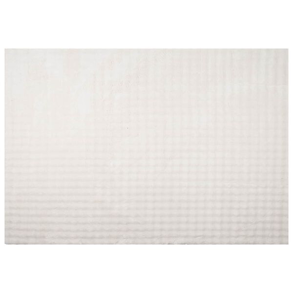 vidaXL Vloerkleden Rechthoekig HUARTE Cr&egrave;me 170 x 120 cm Polyester