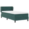 vidaXL Boxspringbed met matras Donkergroen 90 x 190 cm Fluweel