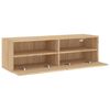 vidaXL Tv-wandmeubel 100x30x30 cm bewerkt hout sonoma eikenkleurig