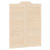 vidaXL Schuifdeuren 100 x 40 cm Massief grenenhout Naturel