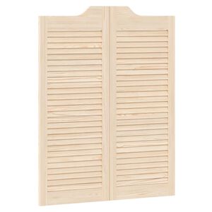 vidaXL Schuifdeuren 100 x 40 cm Massief grenenhout Naturel