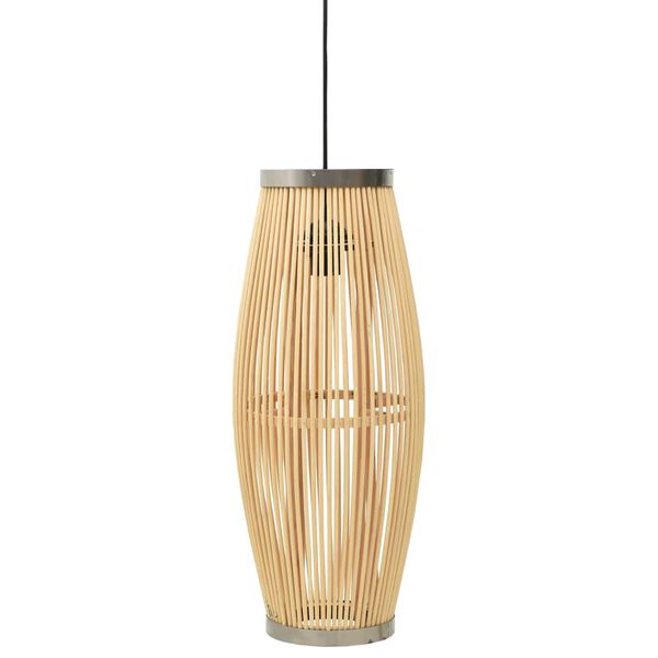 vidaXL Hanglamp ovaal 40 W E27 23x55 cm wilgen