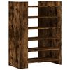 vidaXL Schoenenkast 74,5x37,5x100 cm bewerkt hout gerookt eikenkleurig