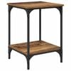 vidaXL Salontafel Oud Hout 40 x 40 x 55 cm Bewerkt hout