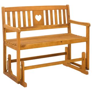 vidaXL Tuin Glider Bank Naturel 110 x 59 x 97 cm Massief Acaciahout