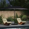 vidaXL Tuinparasol Antraciet 385 x 209 x 244 cm Polyester