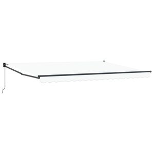 vidaXL Markies Wit 450 x 300 x 165 cm Polyester en Metaal