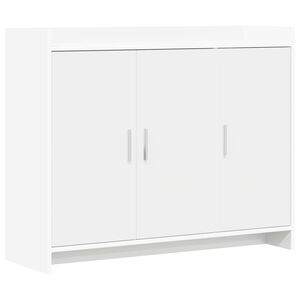 vidaXL Dressoir Wit 98,5 x 33 x 80 cm Bewerkt hout