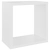 vidaXL Wandschappen kubus 4 st 26x15x26 cm wit