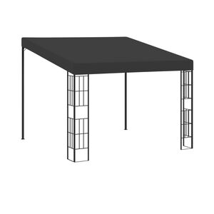 vidaXL Wandprieel 3x3 m stof antracietkleurig