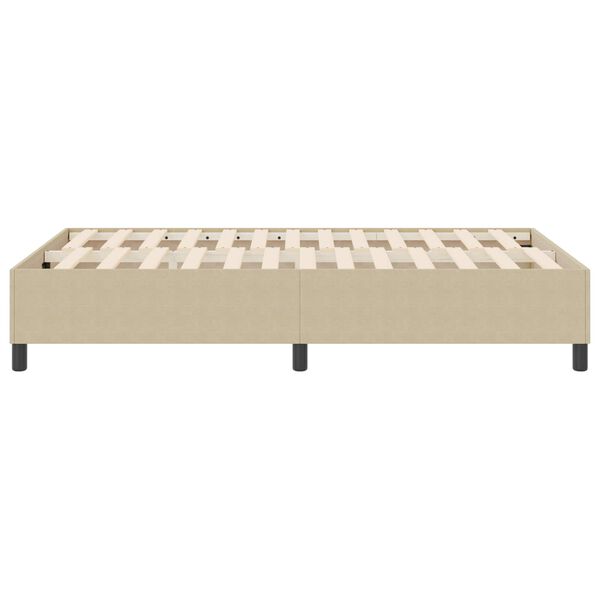 vidaXL Platform bedframe Grijs groen 120 x 200 cm Stof