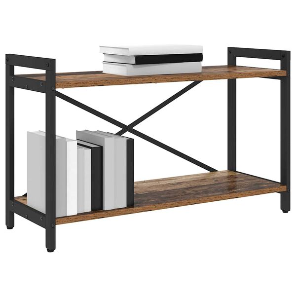 vidaXL Boekenkast Oud hout 40 x 30 x 85 cm Bewerkt hout