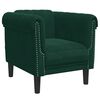 vidaXL Fauteuil fluweel donkergroen