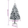 vidaXL Kunst kerstboom met verlichting en ballen Groen 400 cm PVC