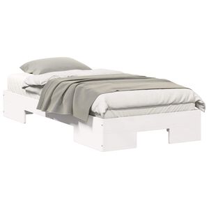 vidaXL Bedframe Wit 75 x 190 cm
