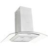vidaXL Eilandafzuigkap 756 m&sup3;/u LED 90 cm roestvrij staal