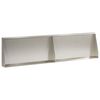 vidaXL Keerwand 2 st 80 x 12 x 30 cm Roestvrij staal zilver