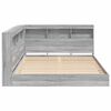 vidaXL Boekenkast Bed Grijs sonoma 150 x 200 cm Bewerkt hout