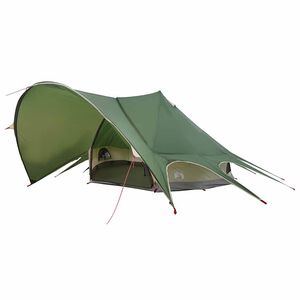 vidaXL Teepee Tent 7-Persoon 7-persoons Groen en Grijs