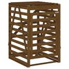 vidaXL Containerberging 84x90x128,5 cm massief grenenhout honingbruin
